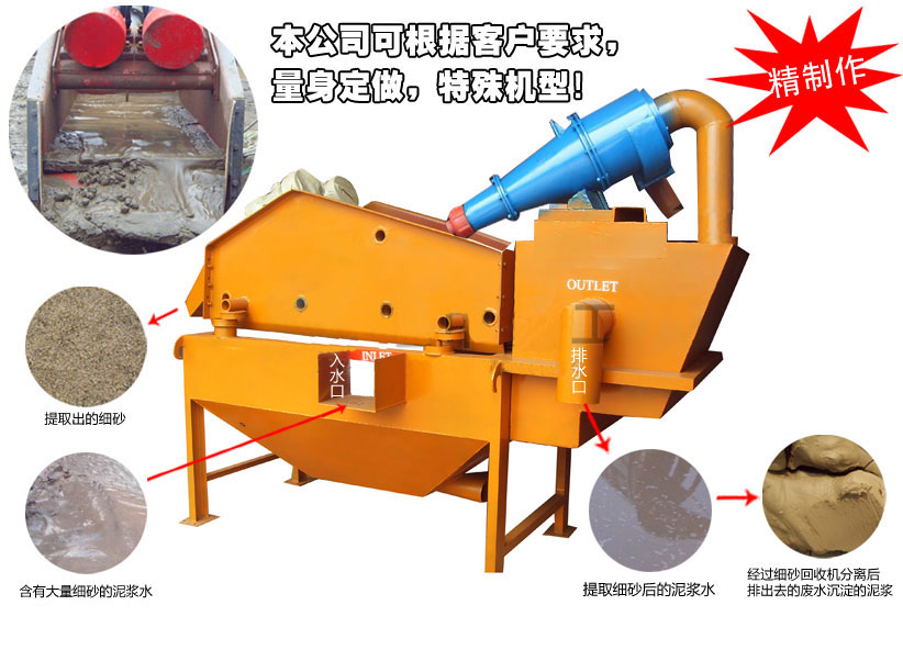 坚石机械专业生产细沙回收机厂家